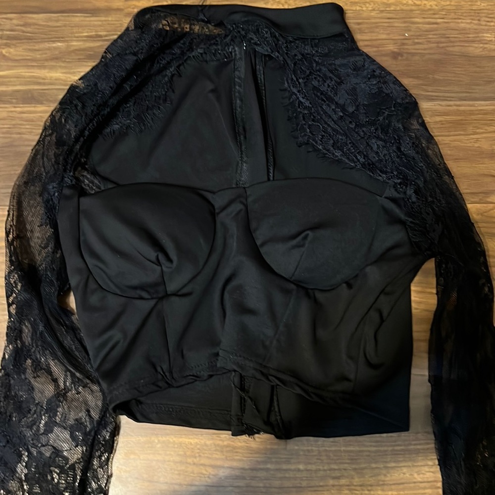 gothic crop top
